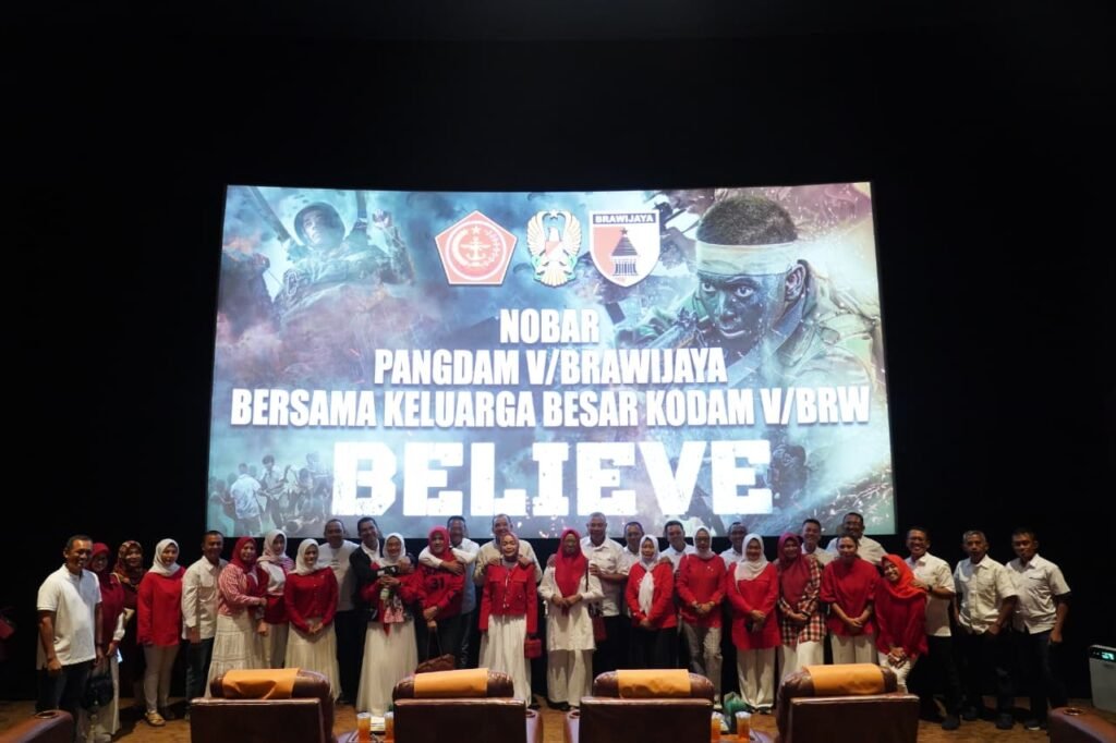 Pangdam V/Brawijaya dan PJU Nobar Film Believe