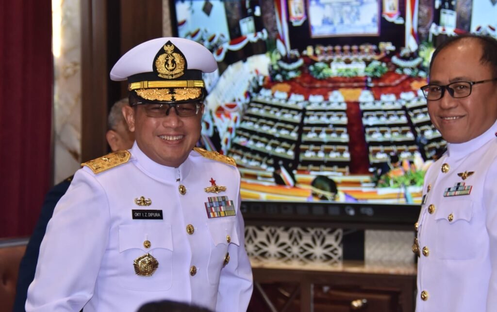 Dirdok Kodiklatal Hadiri Pidato Kenegaraan Presiden Prabowo di DPRD Jatim