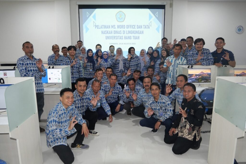 Pelatihan MS Office untuk Tenaga Pendidik Universitas Hang Tuah Resmi Dibuka