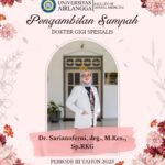 Dua Dosen Fakultas Kedokteran Gigi Universitas Hang Tuah Resmi Sandang Gelar Dokter Gigi Spesialis