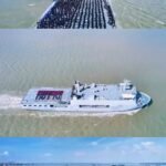 Joy Sailing Prodammaba UHT, Mahasiswa Baru Rasakan Pengalaman Berlayar di KRI Surabaya 591