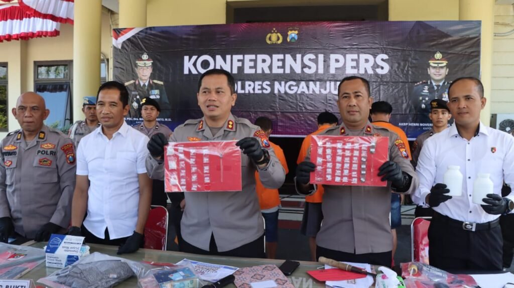 Ungkap Kasus Menonjol, Polres Nganjuk Beri Jaminan Rasa Aman Kepada Warga