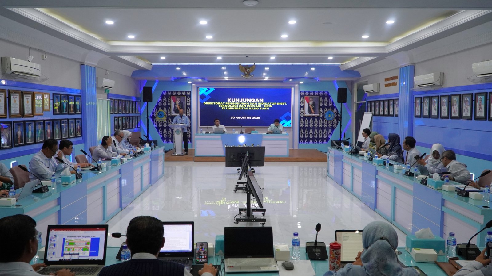 BRIN Lakukan Kunjungan ke Universitas Hang Tuah, Bahas Indikator Riset dan Inovasi di PTS