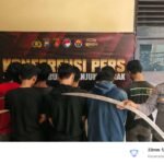 Polres Tanjung Perak Amankan Remaja Kelompok Gangster SSTB dan All Star yang Terlibat Bentrokan di Kalilom Lor Surabaya