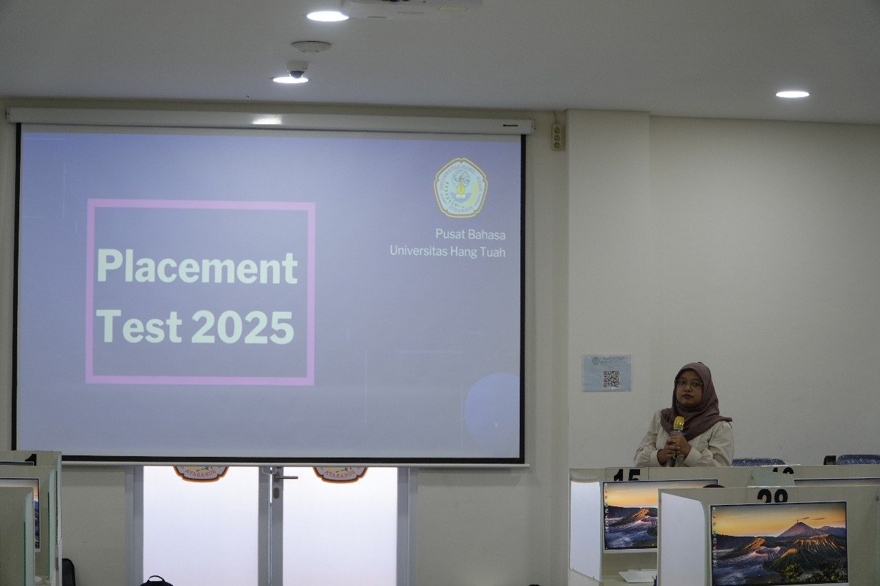 Pusat Bahasa Universitas Hang Tuah Gelar Placement Test untuk Mahasiswa Baru