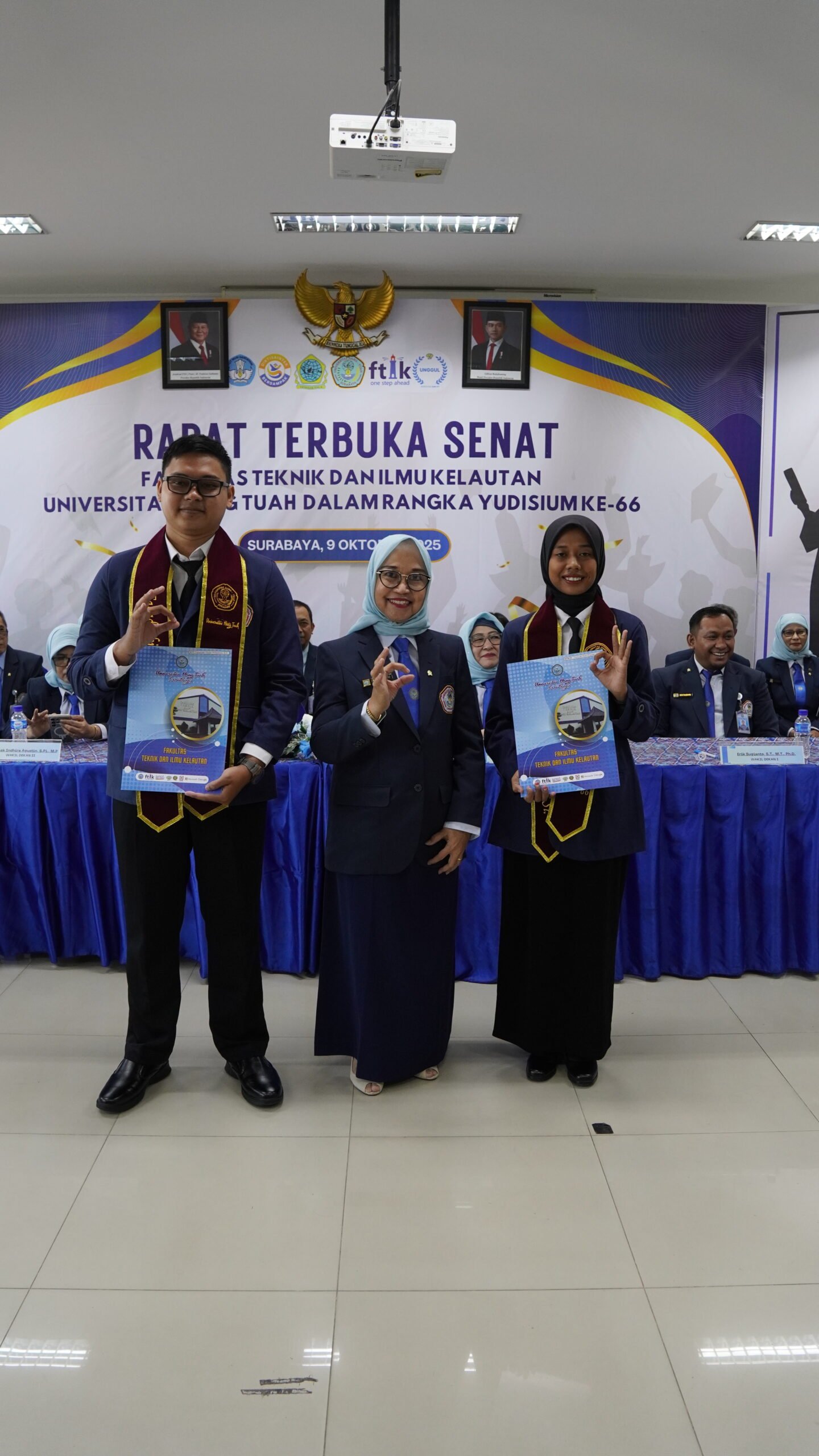 Yudisium ke-66 Fakultas Teknik dan Ilmu Kelautan Universitas Hang Tuah: Cetak Lulusan Unggul dan Berkarakter Maritim