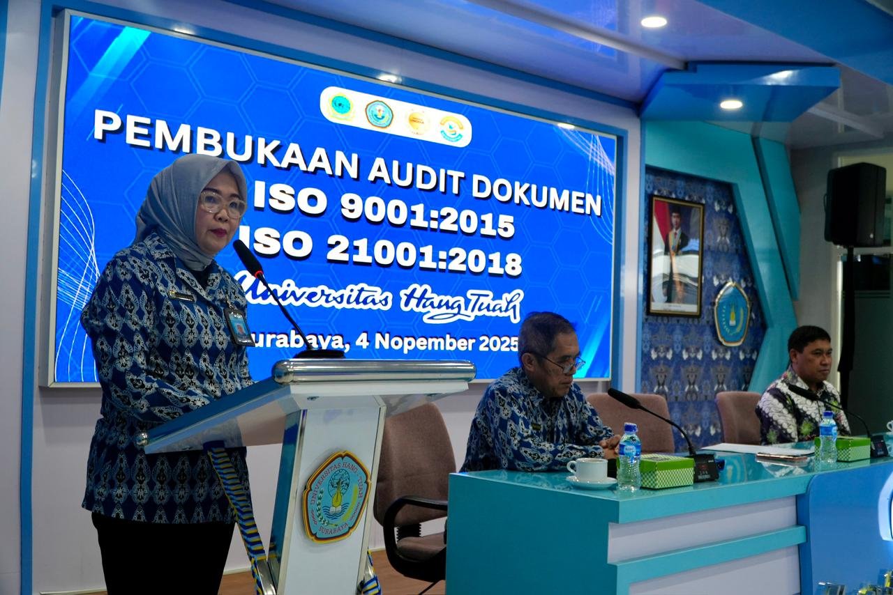 Universitas Hang Tuah Gelar Pembukaan Audit Dokumen ISO 9001:2015 dan ISO 21001:2018