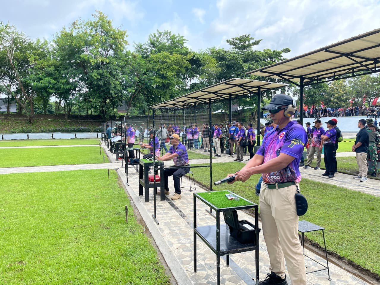 Asops Kasdam V/Brawijaya Hadiri Pembukaan Lomba Tembak Pangkormar Cup Nasional