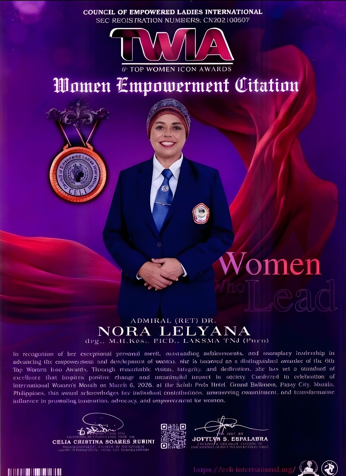 Harumkan Nama Indonesia, Dosen FKG-UHT Menjadi Keynote Speaker pada Manila International Peace & Leadership Summit 2026