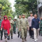 Danrem 084/BJ Blusukan ke Kampung Pancasila di Sidoarjo, Perkuat Nilai Kebangsaan.