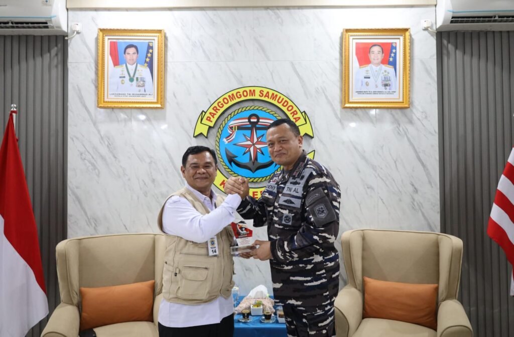 Perkuat Sinergi Keamanan dan Keselamatan Pelayaran : Dankodaeral I Terima Courtesy Call KPI Cabang Belawan