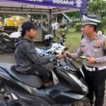 Ratusan Pelanggar Lalu Lintas di Sidoarjo Terjaring ETLE Handheld