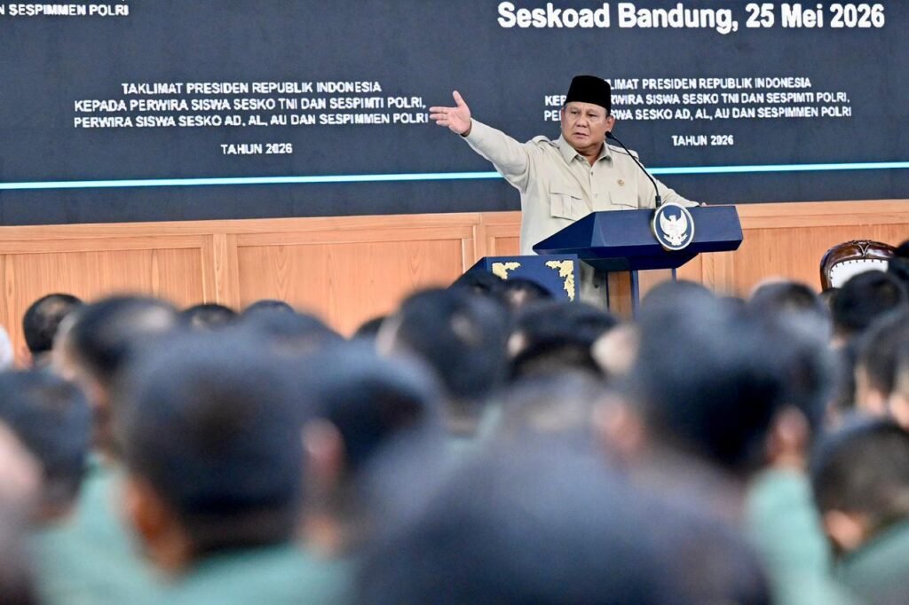 Presiden Prabowo Sampaikan Taklimat kepada Seribu Perwira Siswa TNI dan Polri