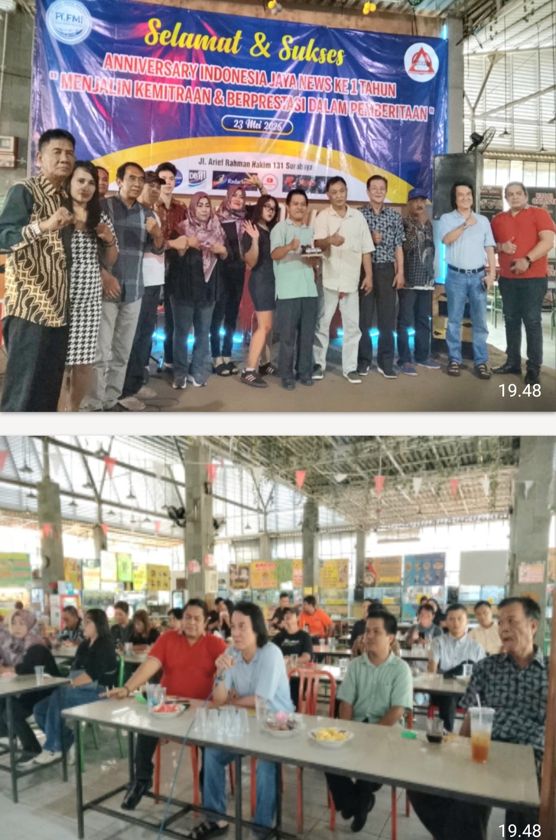 Anniversari 1 Tahun Indonesia Jaya News Digelar di SWK Convention Hall Surabaya
